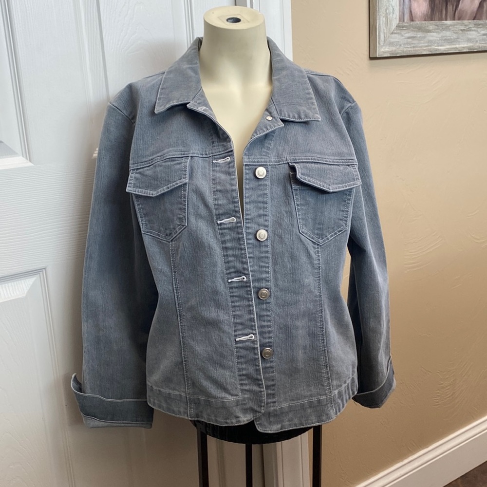 Live a Little Denim Shirt Jac - Picture 1 of 7